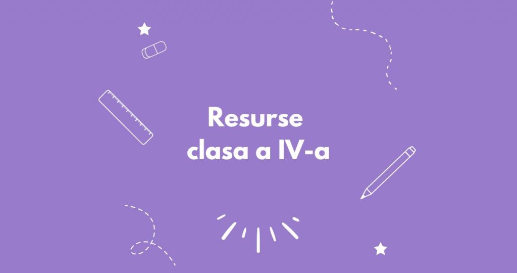 Resurse clasa a IV-a